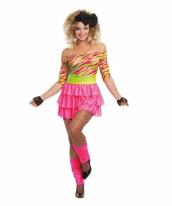 M Distribution Pty Ltd 80s Party Ladies Costume Ladiesc