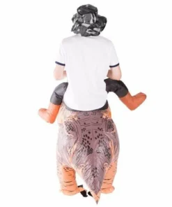 Carnival Products Inflatable Riding Dinosaur T-Rex Costume Funny & Novelty
