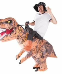 Carnival Products Inflatable Riding Dinosaur T-Rex Costume Funny & Novelty