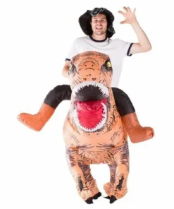 Carnival Products Inflatable Riding Dinosaur T-Rex Costume Funny & Novelty