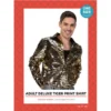 JD Party Mensc Tiger Print Disco Shirt