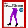 JD Party Women's Metallic Leggings - Purple Ladiesc