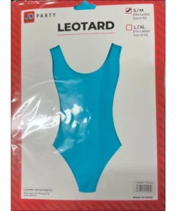 JD Party 80s Leotard Blue