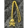 JD Party Pirates Big Necklace With Gold Skull