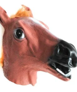 JD Party Horse Head Latex Mask Animals