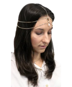 Swedia's 1920's Flapper Rose Gold Head Chain