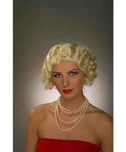 Forum Novelties 1920's 1920s Flapper Finger Waves Wig - Blonde
