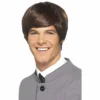 Smiffys 60's Male Mod Wig - Brown