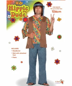 Tomfoolery 1960s Hippie Dude Costume - Dr Toms