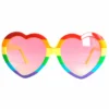 JD Party Festival & Pride Party Glasses Rainbow Hearts