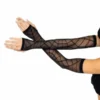 Tomfoolery Spiderweb Arm Warmer Gloves