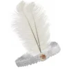 Swedia's 20s Flapper Headband Sequined - White