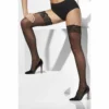 Smiffys Fever Lace Band Sheer Thigh Highs