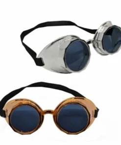 Trademart Accessoriesc Steampunk Goggles - Gold And Sliver