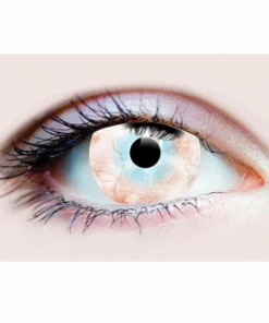 Tomfoolery Primal Costume Contact Lenses Mini Scleral - Plague
