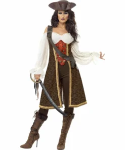 Smiffys Ladiesc High Seas Pirate Wench Ladies Costume