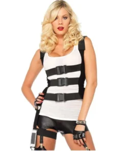 Tomfoolery Ladiesc Swat Body Harness Ladies Costume Accessory