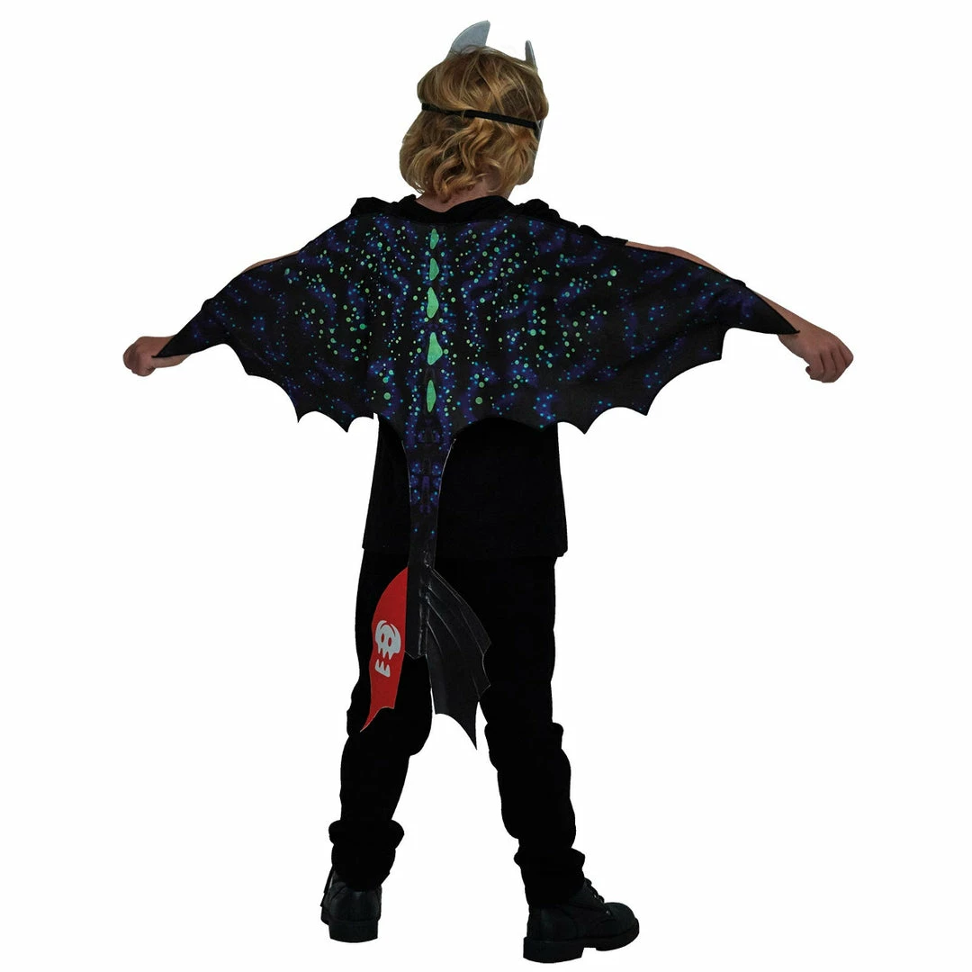 Rubie's Deerfield Toothless Nightfury Glow In The Dark Kit Girls Costumes 6 Rubie's Deerfield Toothless Nightfury Glow In The Dark Kit Girls Costumes