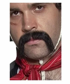 Smiffys Western Handlebar Moustache Facial Hair