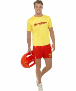 Smiffys Baywatch Mens Beach Costume