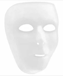 Amscan Full Face Mask White