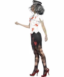 Smiffys Ladiesc Ladies Zombie Policewoman Costume