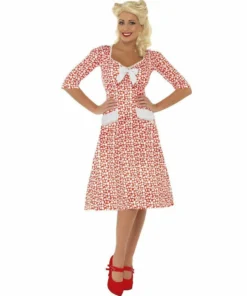 Smiffys 1940s WW2 Sweetheart Costume Ladiesc