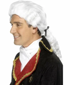 Smiffys White Court Wig Wigsc