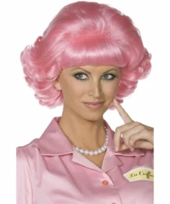 Smiffys Pink Frenchy Wig