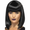 Smiffys Black R'n'B Star Wig