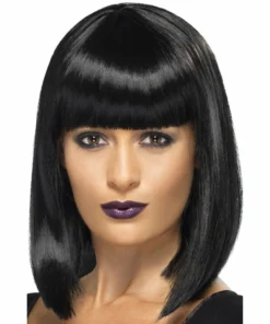 Smiffys Black R'n'B Star Wig