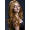 Smiffys Long Auburn Fever Wig With Soft Curls - Rhianne