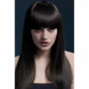 Smiffys Brown Long Blunt Cut With Fringe Fever Wig - Alexia Wigsc