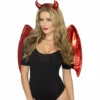 Smiffys Fever Devil Wings And Horns Accessory Kit Accessoriesc