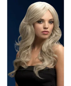 Smiffys Silver Blonde Fever Wig - Nicole