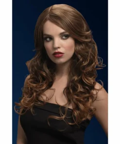 Smiffys Wigsc Light Brown Fever Nicole Wig