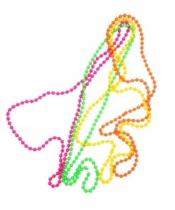 Trademart Neon Beads Set Of 4 Strands 1980's