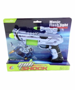 Trademart Space Shock Blaster Gun - Vibration, Lights And Sound
