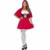 Smiffys Red Riding Hood Costume Short Dress Ladiesc
