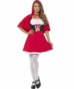 Smiffys Red Riding Hood Costume Short Dress Ladiesc
