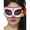 Smiffys Masks White And Pink Day Of The Dead Mask