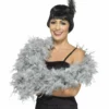 Smiffys Silver Feather Boa