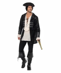 Smiffys Mensc Mens Buccaneer Pirate Jacket