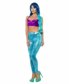 Smiffys Ladiesc Mermaid Leggings