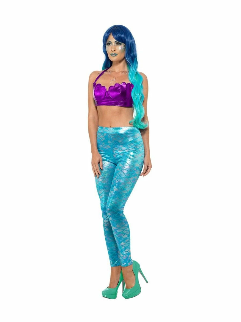 Smiffys Ladiesc Mermaid Leggings 3 Smiffys Ladiesc Mermaid Leggings