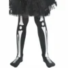 Smiffys Kids Skeleton Print Tights Hosiery