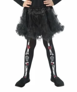 Smiffys Day Of The Dead Kids Tights Accessories