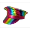 Trademart Shiny Rainbow Police Cap Festival & Pride 1 Trademart Shiny Rainbow Police Cap Festival & Pride