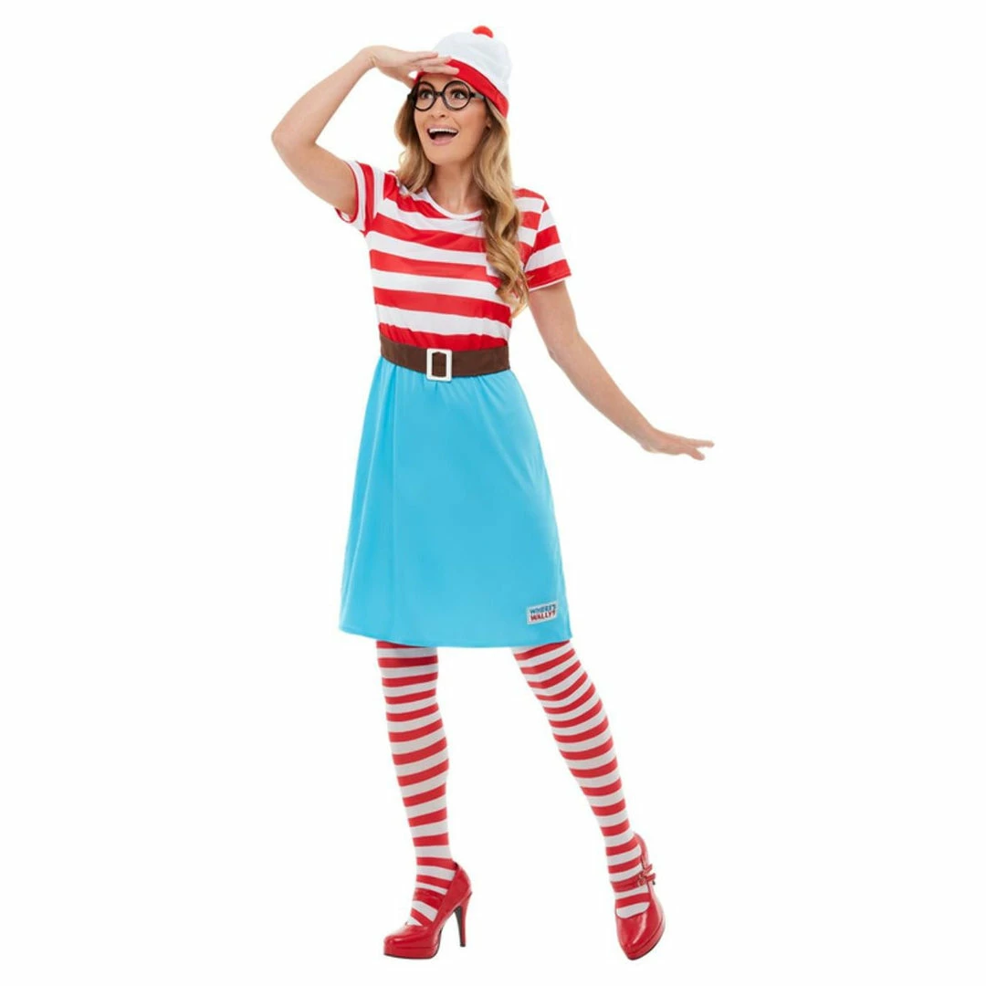 Smiffys Ladiesc Where's Wally - Wenda Ladies Costume 3 Smiffys Ladiesc Where's Wally - Wenda Ladies Costume
