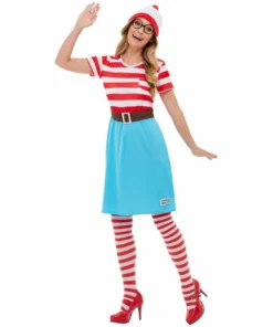 Smiffys Ladiesc Where's Wally - Wenda Ladies Costume